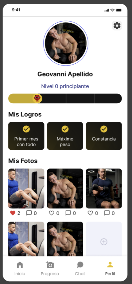 Captura BodyMentor — Fitness y Bienestar Personalizado